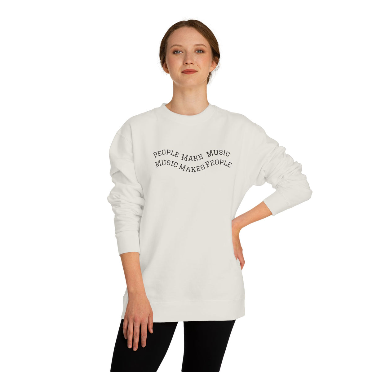 MUSMEA People Make Music Crewneck - Premium Band Sweatshirt